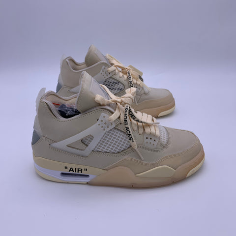 Off-White x Air Jordan 4 Retro “Sail”