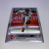 Royce Lewis 2022 Bowman Platinum Minted in Merit Orange #’d 08/25